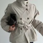 ترنچ کت برشکا(بدون آستر)