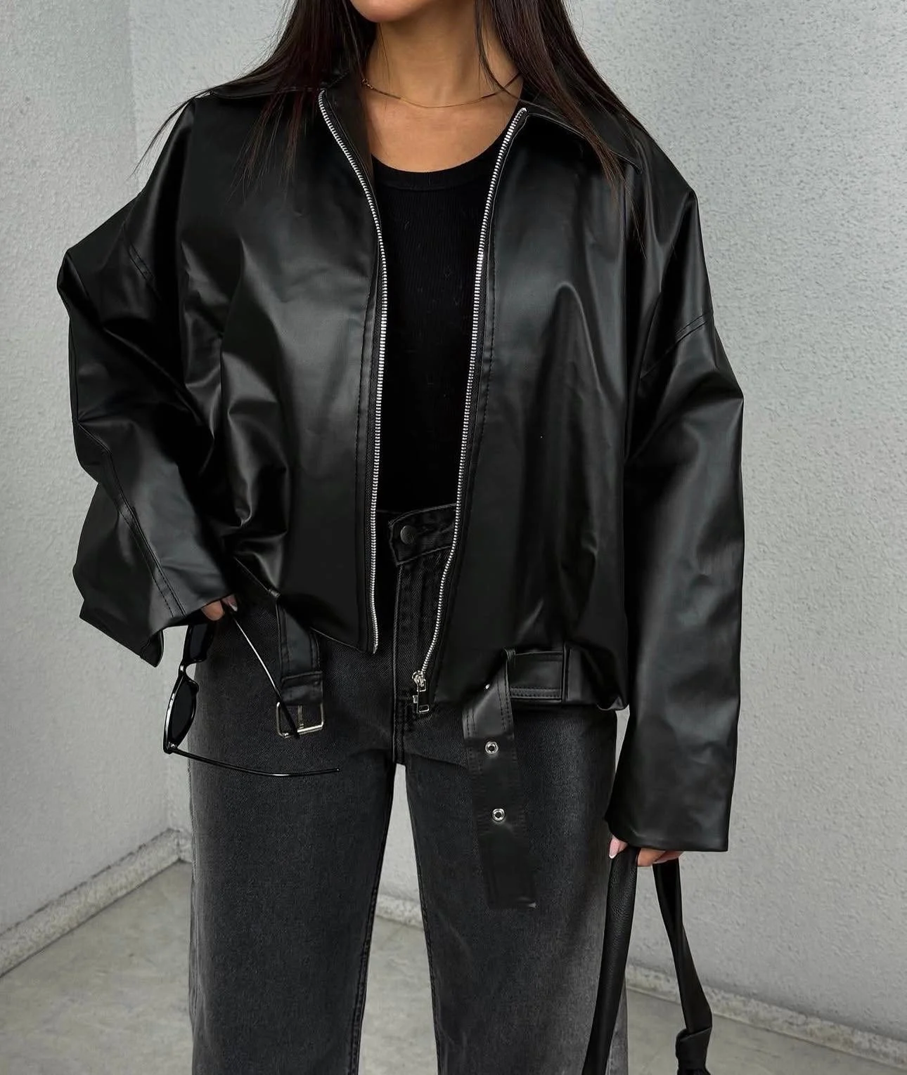 IMG_6670 بامبر جکت چرم - Image 1