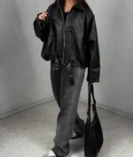 بامبر جکت چرم - Image 2