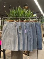 دامن جین برشکا