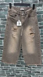 شلوار واید بگ زاپدار - Image 3