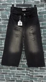 شلوار واید بگ زاپدار - Image 5