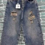 شلوار واید بگ زاپدار