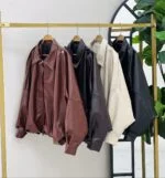 بامبر جکت چرم برشکا