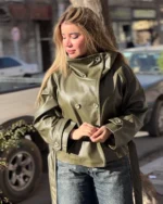 ترنچ کت چرم برشکا - Image 2