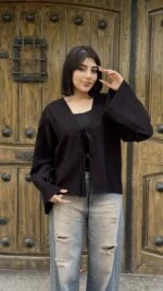 شومیز عروسکی جلو بندی - Image 4